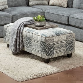 Furniture of America Eastleigh Tribal Ottoman