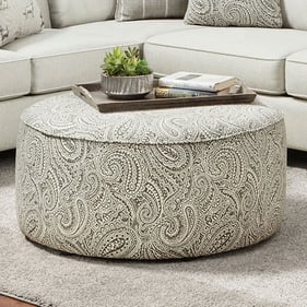 Furniture of America Pocklington Paisley Ottoman