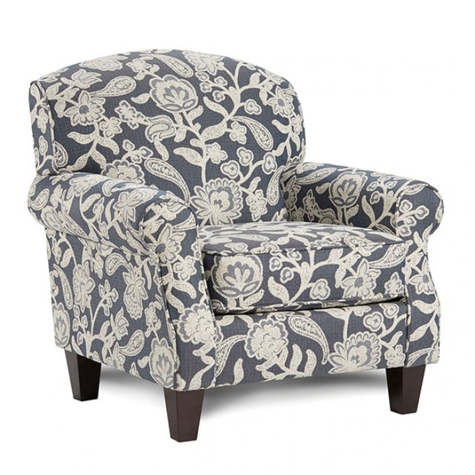 Furniture of America Porthcawl Floral Accent Chair FOA-SM8190-CH-FL