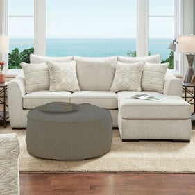 Furniture of America Saltney Ivory Sectional