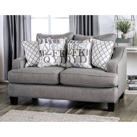 Furniture of America Verne Bluish Gray Loveseat