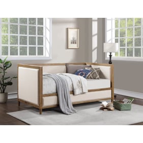 Furniture of America Chiron Beige Light Oak Twin Daybed