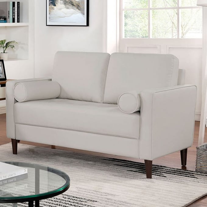 Furniture of America Horgen Off White Loveseat FOA-CM6452WH-LV