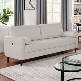 Furniture of America Horgen Off White Sofa