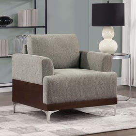 Furniture of America Vallarta Gray Walnut Chair