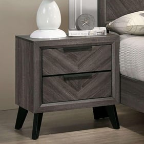 Furniture of America Vagan Gray Night Stand