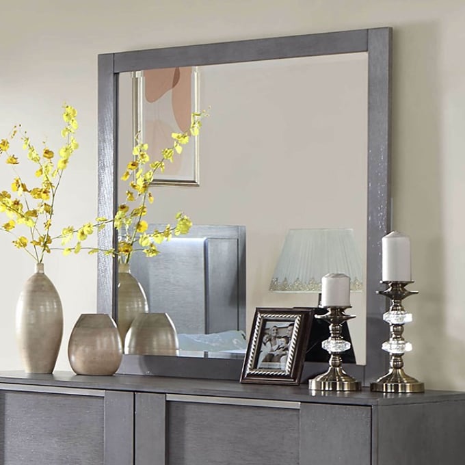 Furniture of America Regulus Gray Mirror FOA-CM7475GY-M