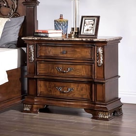 Furniture of America Esparanza Brown Cherry Night Stand