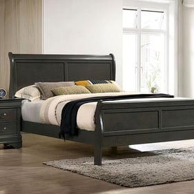 Furniture of America Louis Philippe Gray Queen Bed