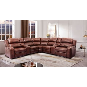 Furniture Of America Callie Brown Power Sectional