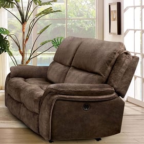 Furniture of America Henricus Dark Brown Loveseat