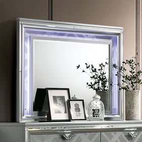 Furniture Of America Emmeline Silver LED Mirror