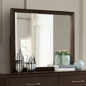 Furniture of America Jamie Walnut 3mm Mirror