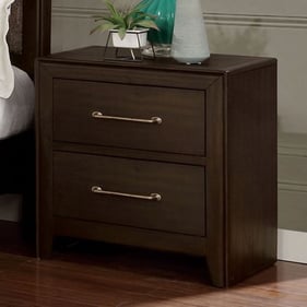 Furniture of America Jamie Walnut Night Stand