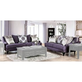 Furniture of America Sisseton Purple 2pc Living Room Set