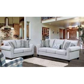 Furniture of America Aberporth Gray 2pc Living Room Set