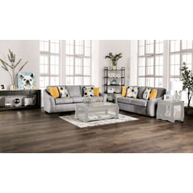 Furniture Of America Jarrow Light Gray 2pc Living Room Set