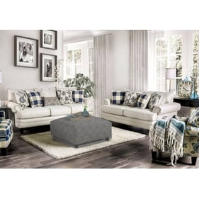 Furniture of America Nash Ivory 2pc Living Room Set