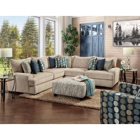 Furniture Of America Eastleigh Tan Sectional