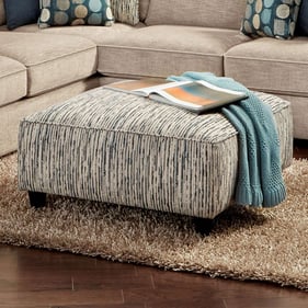 Furniture Of America Eastleigh Stripe Ottoman