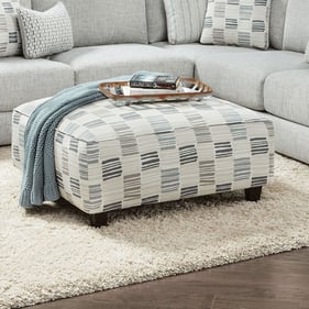 Furniture Of America Pelham Stripe Multi Ottoman