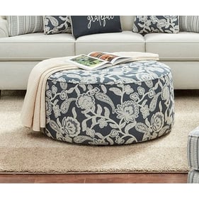 Furniture Of America Porthcawl Floral Multi Ottoman