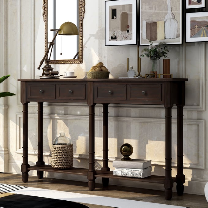 58 inch shop console table