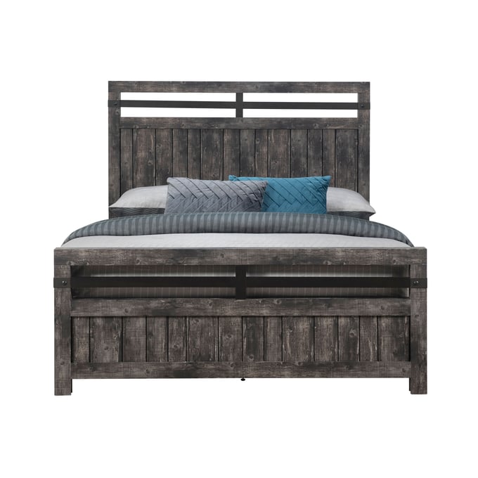 Global Furniture Arlo Light Grey Queen Bed GL-ARLO-GREY-QB