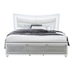 Global Furniture Collete White King Bed