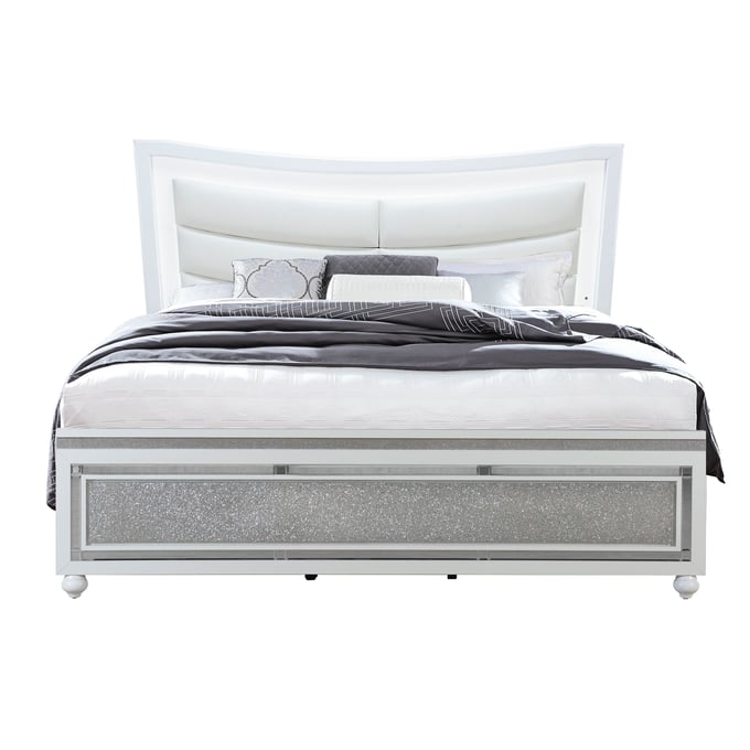 Global Furniture Collete White King Bed GL-COLLETE-WHITE-KB