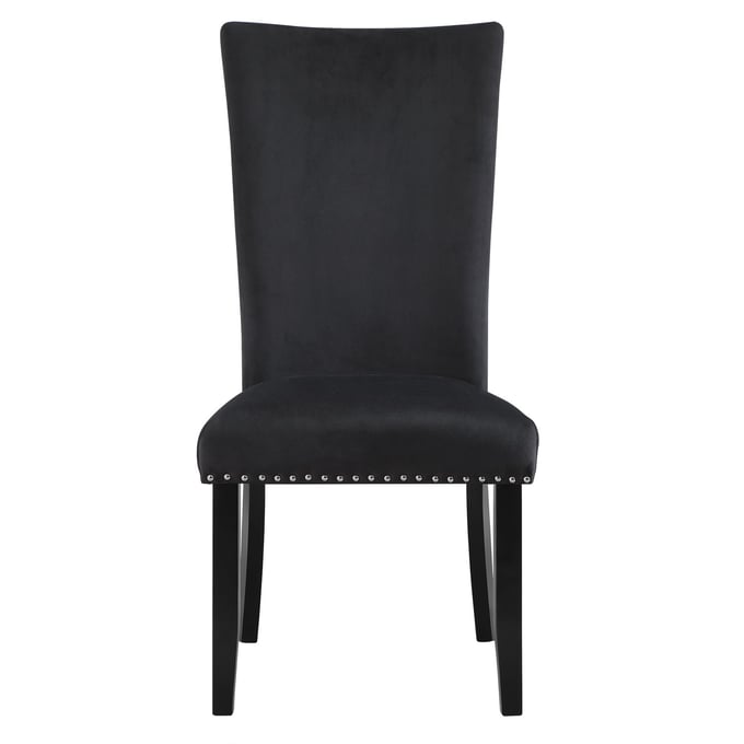 2 Global Furniture D03 Black Dining Chairs GL-D03DC-BLK