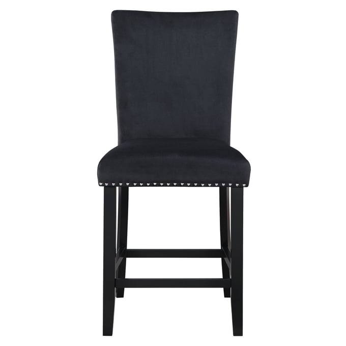 2 Global Furniture D04 Black Bar Stools GL-D04BS-BLK