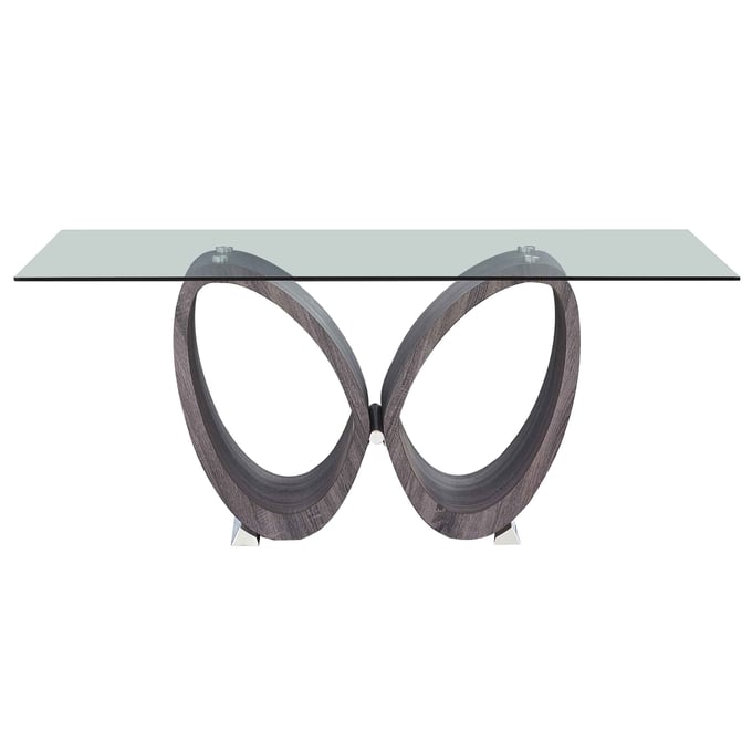 Global Furniture D80012 Dark Grey Dining Table GL-D80012DT