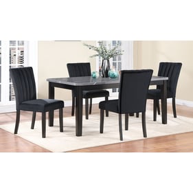 Global Furniture D8685 Dark Grey 5pc Dining Room Set