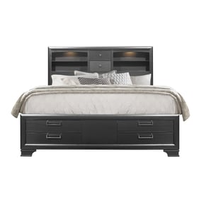 Global Furniture Jordyn Dark Grey Full Bed