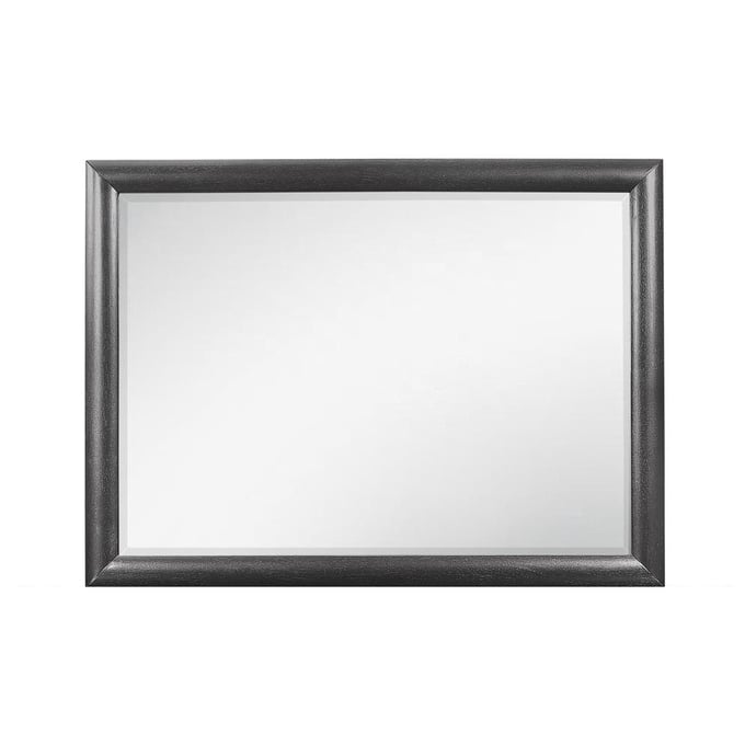 Global Furniture Jordyn Dark Grey Glass Mirror GL-JORDYN-GREY-MR