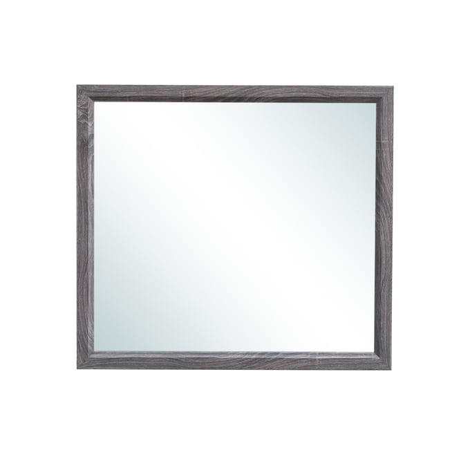 Global Furniture Kate Foil Dark Grey Mirror GL-KATE-FOIL-GREY-M