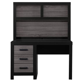 Global Furniture Lisbon Dark Grey Black Desk