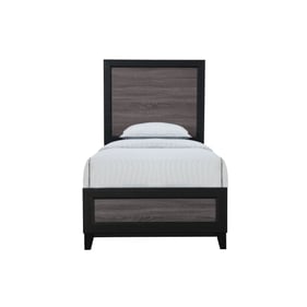 Global Furniture Lisbon Dark Grey Black Twin Bed