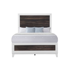 Global Furniture Lisbon Dark Brown White Full Bed