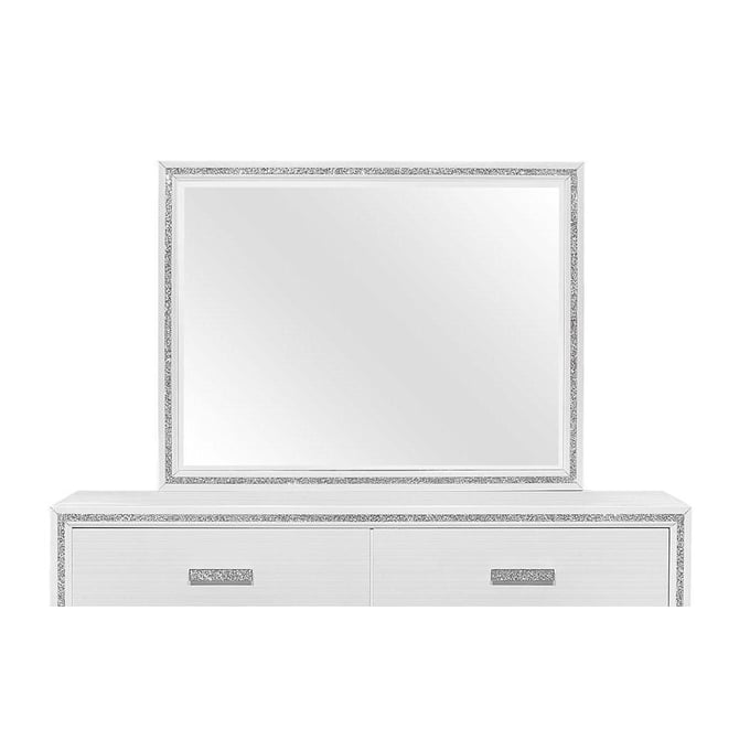 Global Furniture Lily White Mirror GL-LILY-WHITE-MR