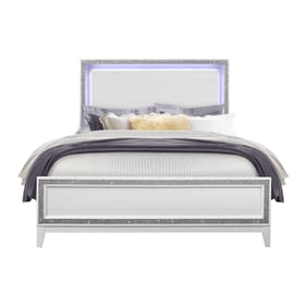 Global Furniture Lily White Queen Bed