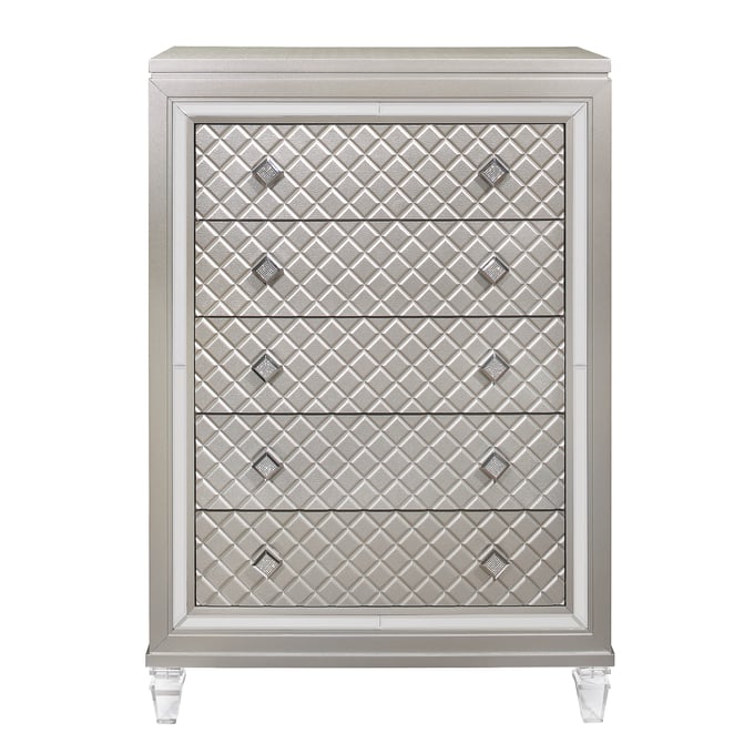 Global Furniture Paris Champagne Drawer Chest GL-PARIS-CHAMPAGNE-CH-W-AL