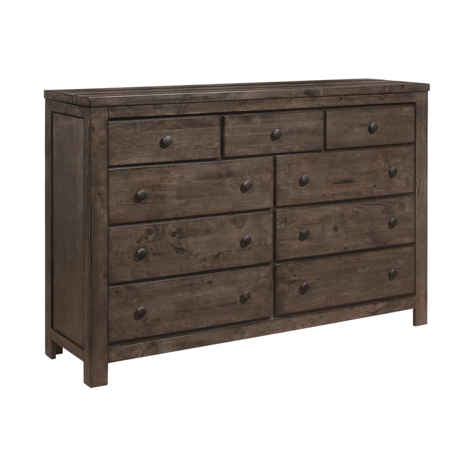 Global Furniture Peter Dark Brown Dresser GL-PETER-GREY-OAK-DR