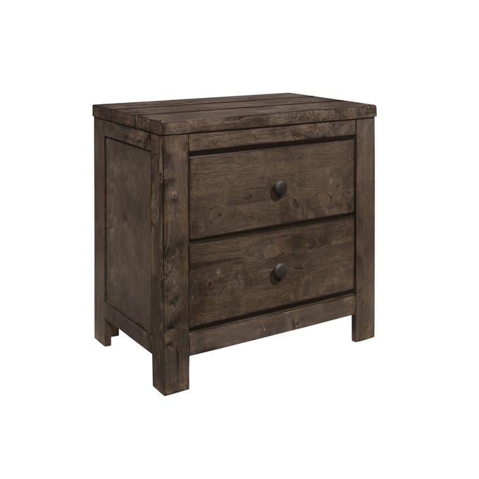 Global Furniture Peter Dark Brown Nightstand GL-PETER-GREY-OAK-NS