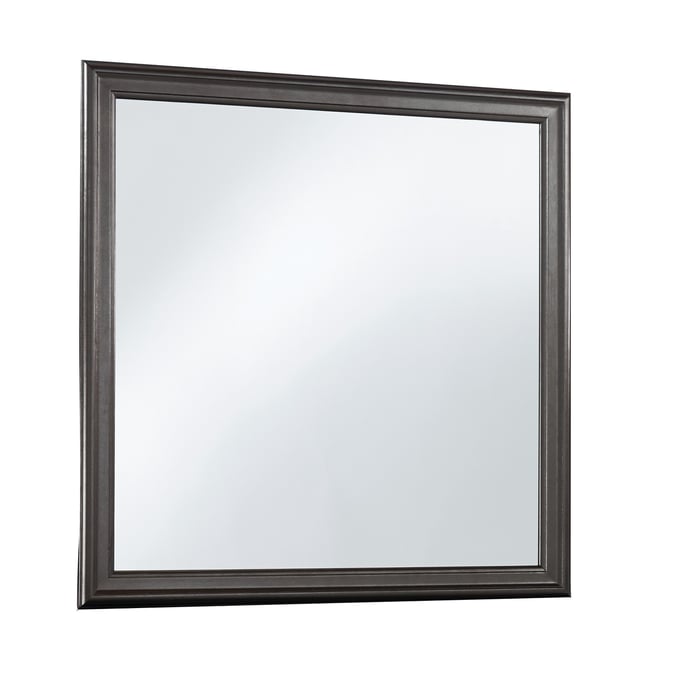 Global Furniture Pompei Dark Grey Mirror GL-POMPEI-METALLIC-GREY-MR