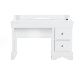 Global Furniture Pompei White Desk