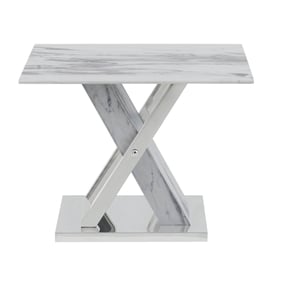 Global Furniture T1274 Light Grey Silver End Table