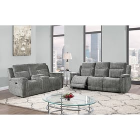 Global Furniture U1797 Dark Grey 2pc Living Room Set