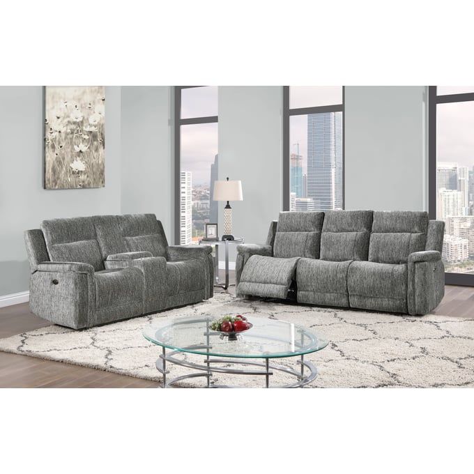 Global Furniture U1797 Dark Grey 2pc Living Room Set GL-U1797-DARK-GREY-LR-S1